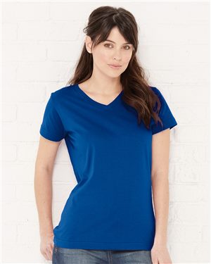 Women's V-Neck Fine Jersey Tee Avila dream