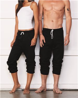Unisex Sponge Fleece Long Scrunch Pants