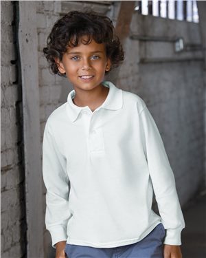 SpotShield™ Youth Long Sleeve Sport Shirt