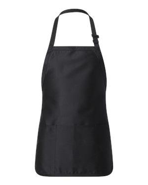 Full-Length Apron with Pouch Pocket