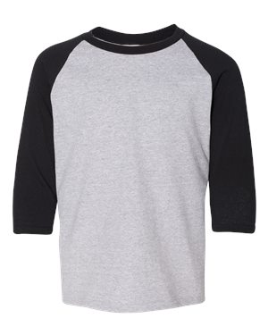 Heavy Cotton™ Youth Raglan Three-Quarter Sleeve T-Shirt